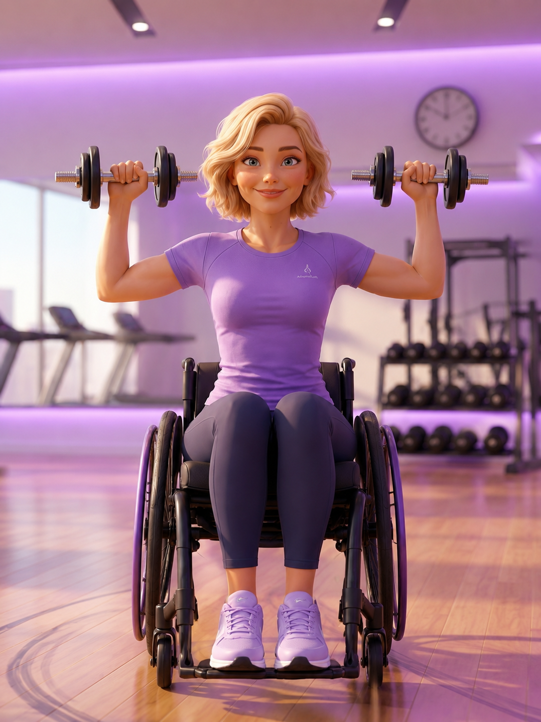 Seated dumbbell shoulder press exercise preview